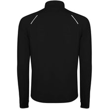 Load image into Gallery viewer, Estambul 200 g/m² long sleeve men's half zip sweatshirt — Black (back)