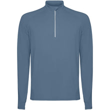 Load image into Gallery viewer, Estambul 200 g/m² long sleeve men's half zip sweatshirt — Storm blue