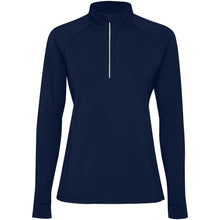 Load image into Gallery viewer, Estambul 200 g/m² long sleeve women's half zip sweatshirt — Navy Blue