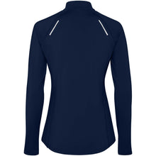 Load image into Gallery viewer, Estambul 200 g/m² long sleeve women's half zip sweatshirt — Navy Blue (back)