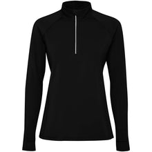 Load image into Gallery viewer, Estambul 200 g/m² long sleeve women's half zip sweatshirt — Black