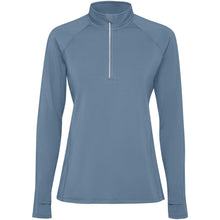 Load image into Gallery viewer, Estambul 200 g/m² long sleeve women's half zip sweatshirt — Storm blue