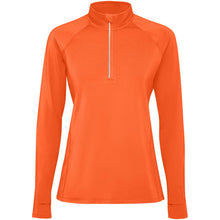 Load image into Gallery viewer, Estambul 200 g/m² long sleeve women's half zip sweatshirt — Fire orange