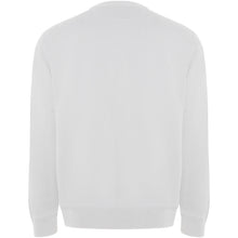 Load image into Gallery viewer, Batian 300 g/m² organic cotton unisex crewneck sweater — White (back)