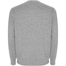 Load image into Gallery viewer, Batian 300 g/m² organic cotton unisex crewneck sweater — Marl Grey (back)