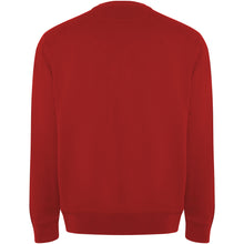 Load image into Gallery viewer, Batian 300 g/m² organic cotton unisex crewneck sweater — Red (back)