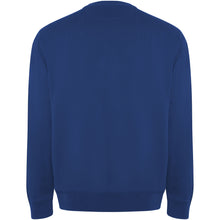Load image into Gallery viewer, Batian 300 g/m² organic cotton unisex crewneck sweater — Royal blue (back)