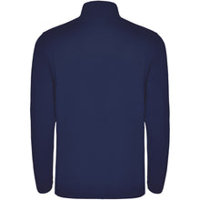 Load image into Gallery viewer, Himalaya men's quarter zip fleece jacket — Navy Blue (back)