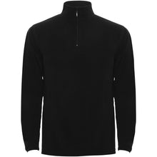 Load image into Gallery viewer, Himalaya men's quarter zip fleece jacket — Black