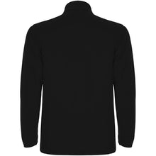 Load image into Gallery viewer, Himalaya men's quarter zip fleece jacket — Black (back)