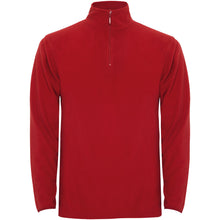 Load image into Gallery viewer, Himalaya men's quarter zip fleece jacket — Red
