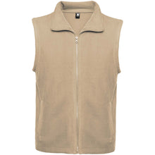Load image into Gallery viewer, Bellagio unisex fleece bodywarmer — Sand