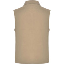 Load image into Gallery viewer, Bellagio unisex fleece bodywarmer — Sand (back)