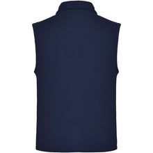 Load image into Gallery viewer, Bellagio unisex fleece bodywarmer — Navy Blue (back)