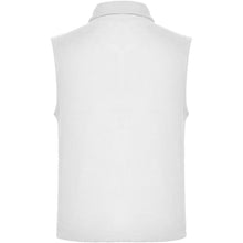 Load image into Gallery viewer, Bellagio unisex fleece bodywarmer — White (back)
