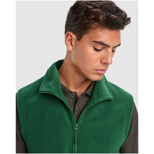 Load image into Gallery viewer, Bellagio unisex fleece bodywarmer — Black (detail)