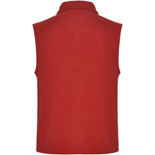 Load image into Gallery viewer, Bellagio unisex fleece bodywarmer — Red (back)