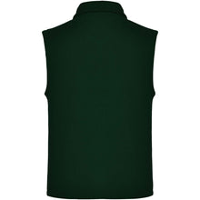 Load image into Gallery viewer, Bellagio unisex fleece bodywarmer — Bottle green (back)