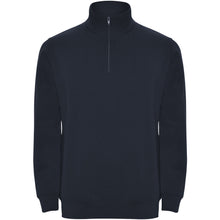 Load image into Gallery viewer, Aneto 280 g/m2 quarter zip sweater — Navy Blue