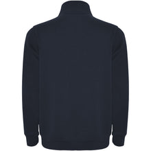 Load image into Gallery viewer, Aneto 280 g/m2 quarter zip sweater — Navy Blue (back)