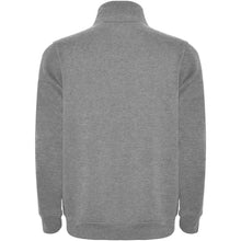 Load image into Gallery viewer, Aneto 280 g/m2 quarter zip sweater — Heather grey (back)