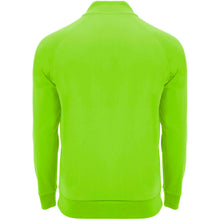 Load image into Gallery viewer, Epiro 200 g/m² long sleeve unisex quarter zip sweatshirt — Fluor Green (back)