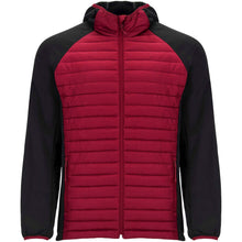 Load image into Gallery viewer, Minsk unisex hybrid insulated jacket — Red / Black