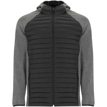 Load image into Gallery viewer, Minsk unisex hybrid insulated jacket — Black / Heather Black