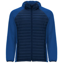 Load image into Gallery viewer, Minsk unisex hybrid insulated jacket — Navy Blue / Royal blue