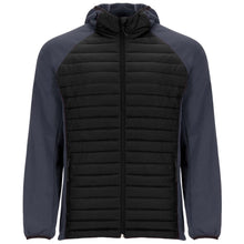 Load image into Gallery viewer, Minsk unisex hybrid insulated jacket — Black / Lead