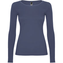 Load image into Gallery viewer, Extreme 160 g/m² long sleeve women's t-shirt — Blue Denim