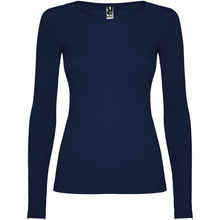 Load image into Gallery viewer, Extreme 160 g/m² long sleeve women's t-shirt — Navy Blue