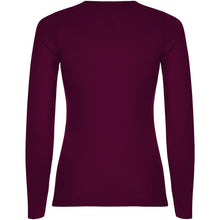 Load image into Gallery viewer, Extreme 160 g/m² long sleeve women's t-shirt — Garnet (back)