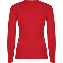 Load image into Gallery viewer, Extreme 160 g/m² long sleeve women's t-shirt — Red (back)