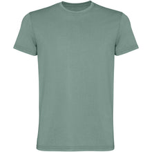 Load image into Gallery viewer, Corgi 180 g/m² short sleeve men's t-shirt — Dark green (front)