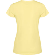 Load image into Gallery viewer, Fiyi 180 g/m² short sleeve women's t-shirt — Yellow (back)