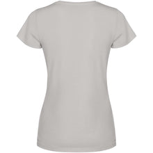 Load image into Gallery viewer, Fiyi 180 g/m² short sleeve women's t-shirt — Grey (back)