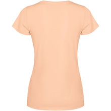Load image into Gallery viewer, Fiyi 180 g/m² short sleeve women's t-shirt — Light orange (back)