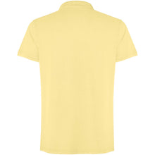 Load image into Gallery viewer, Cobain 200 g/m² short sleeve unisex polo  — Yellow (back)