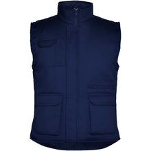 Load image into Gallery viewer, Almanzor multi-purpose workwear bodywarmer with high neck — Navy Blue