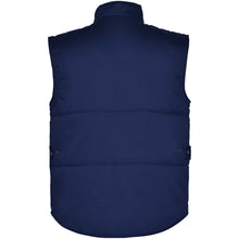 Load image into Gallery viewer, Almanzor multi-purpose workwear bodywarmer with high neck — Navy Blue (back)