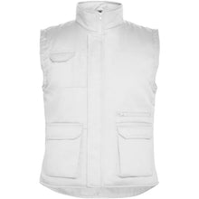 Load image into Gallery viewer, Almanzor multi-purpose workwear bodywarmer with high neck — White