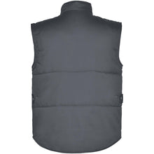 Load image into Gallery viewer, Almanzor multi-purpose workwear bodywarmer with high neck — Lead (back)