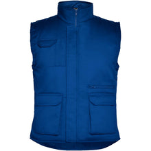 Load image into Gallery viewer, Almanzor multi-purpose workwear bodywarmer with high neck — Royal blue