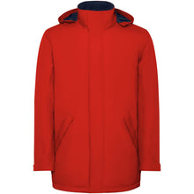 Load image into Gallery viewer, America men's padded parka jacket — Red