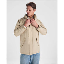 Load image into Gallery viewer, America men's padded parka jacket — Red (detail)