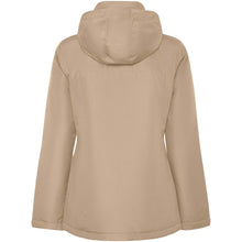 Load image into Gallery viewer, America women's padded parka jacket — Dark Sand (back)