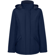 Load image into Gallery viewer, America women's padded parka jacket — Navy Blue