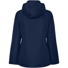 Load image into Gallery viewer, America women's padded parka jacket — Navy Blue (back)