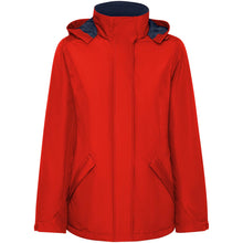 Load image into Gallery viewer, America women's padded parka jacket — Red